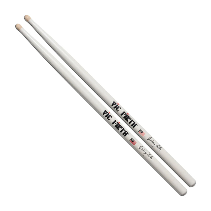 Vic Firth SBR Signature Series Buddy Rich Drum Sticks - Wood Blended Tip - Hickory