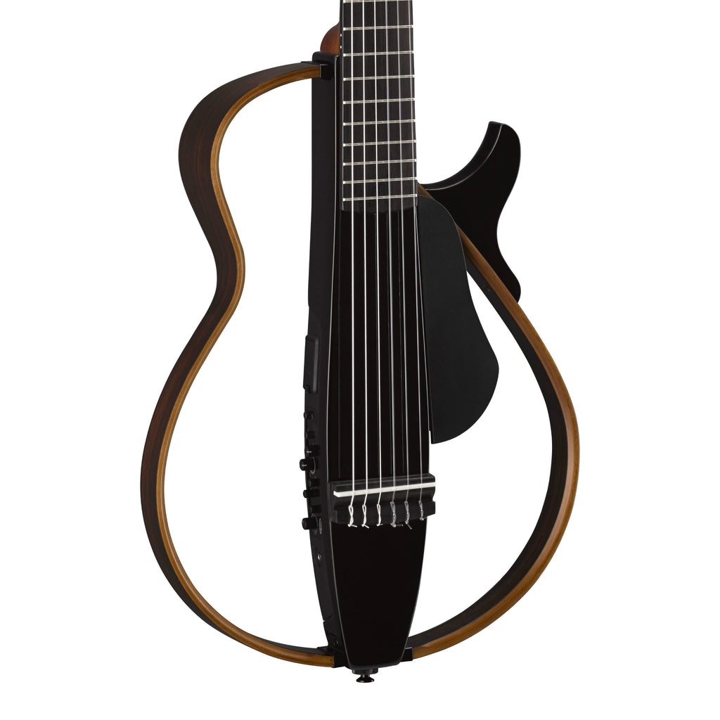 美品 YAMAHA SLG200S TBL Yamaha SLG200S TBL Translucent Black Silent Guitar — Tarpley Music