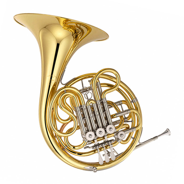 Yamaha YHR-672 Professional Full Double French Horn - “Kruspe” Style, Yellow Brass, and Fixed Bell