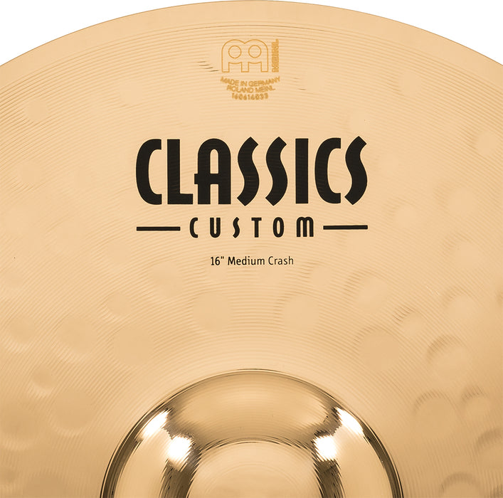 Meinl Classics Custom 16" Choque brillante medio