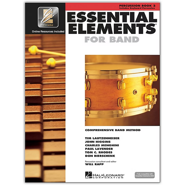 Hal Leonard Essential Elements Book 2 - Percussion