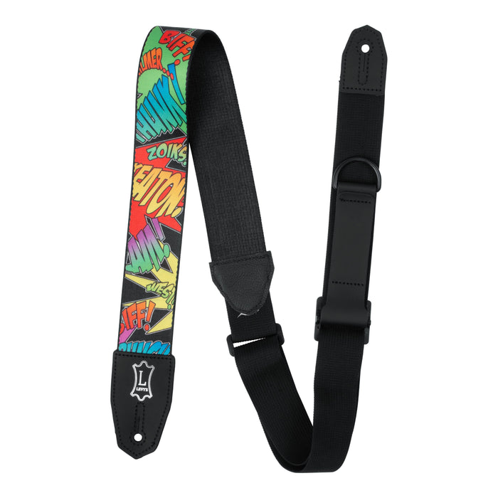Levys Right Height 2-Inch Wide Polyester Guitar Strap