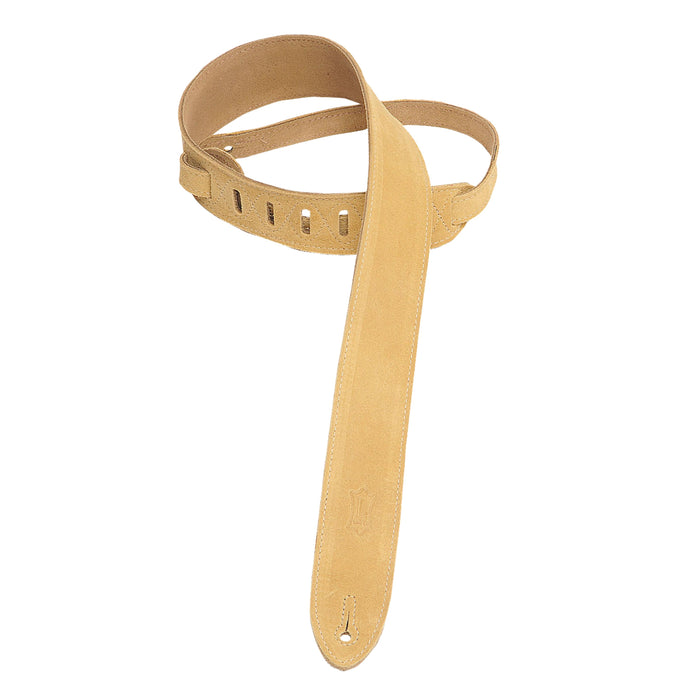 Levys Simply Suede Series 2" Tan Guitar Strap
