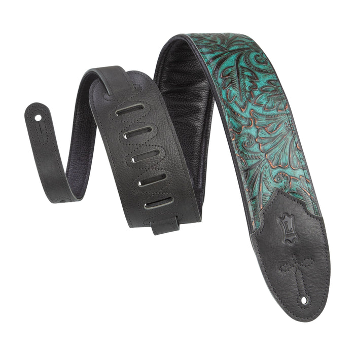 Levys Sundance Series 3" Embossed Leather Guitar Strap