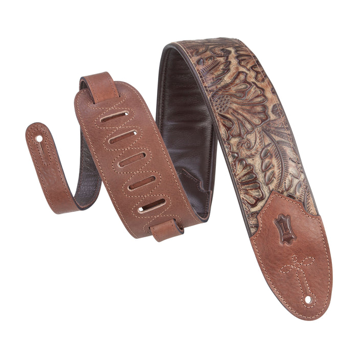 Levys Sundance Series 3" Embossed Leather Guitar Strap