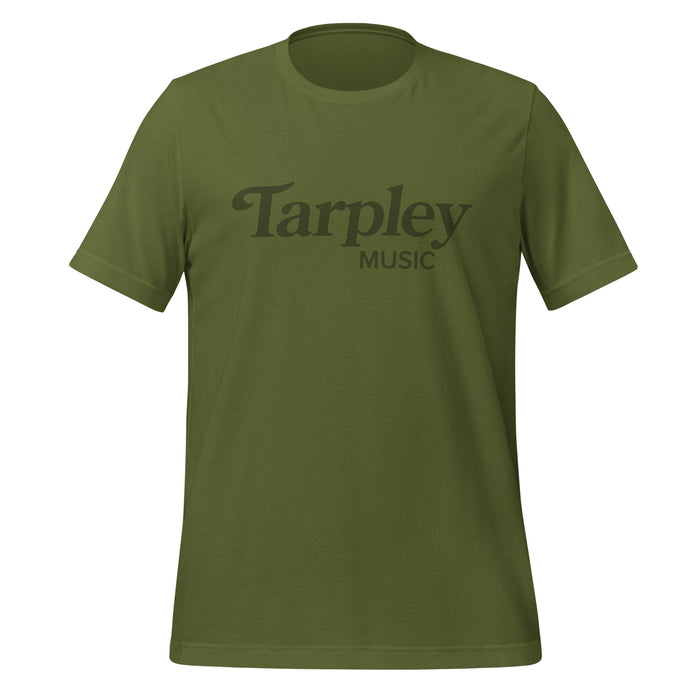 同色系 Tarpley 音樂標誌 T 卹，橄欖色
