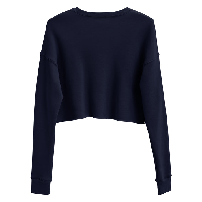 Women's Cropped Sweatshirt | Tarpley Music Logo | Navy