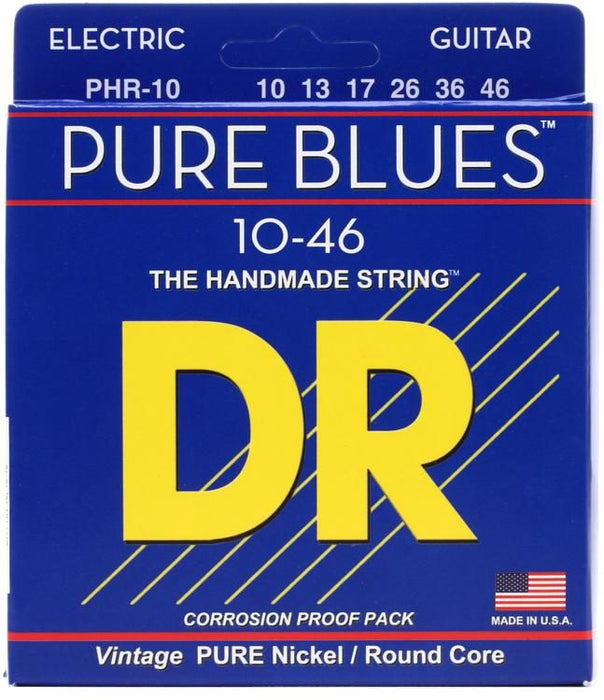 DR Strings Electric 10-46 Pure Nickel-Round Core - PHR10