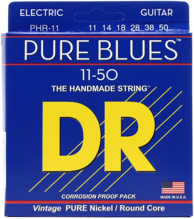 Juego de cuerdas DR Stg Pure Blues Hvy - PHR11
