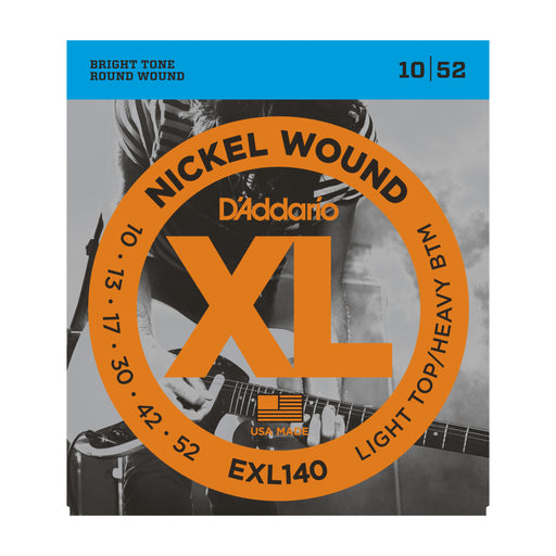D'Addario EXL140 Nickel Wound, Light Top/Heavy Bottom, 10-52 - Tarpley Music Company, Inc.