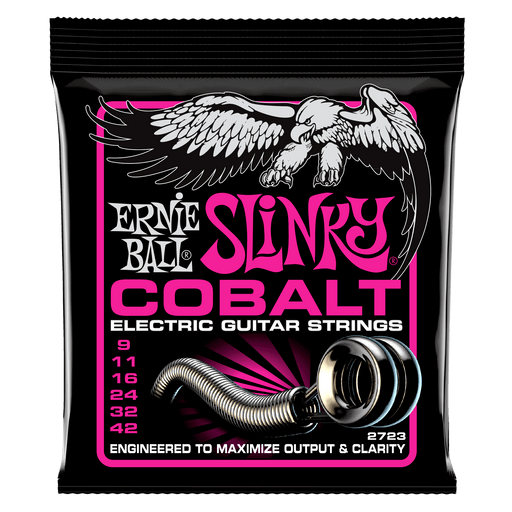 Ernie Ball Super Slinky Cobalt Electric Guitar Strings - Tarpley Music Company, Inc.