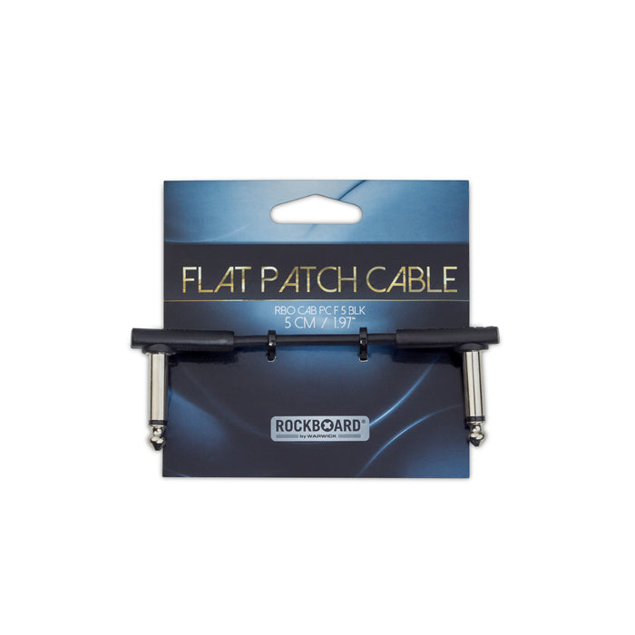RockBoard Flat Patch Cable - 5cm - Black