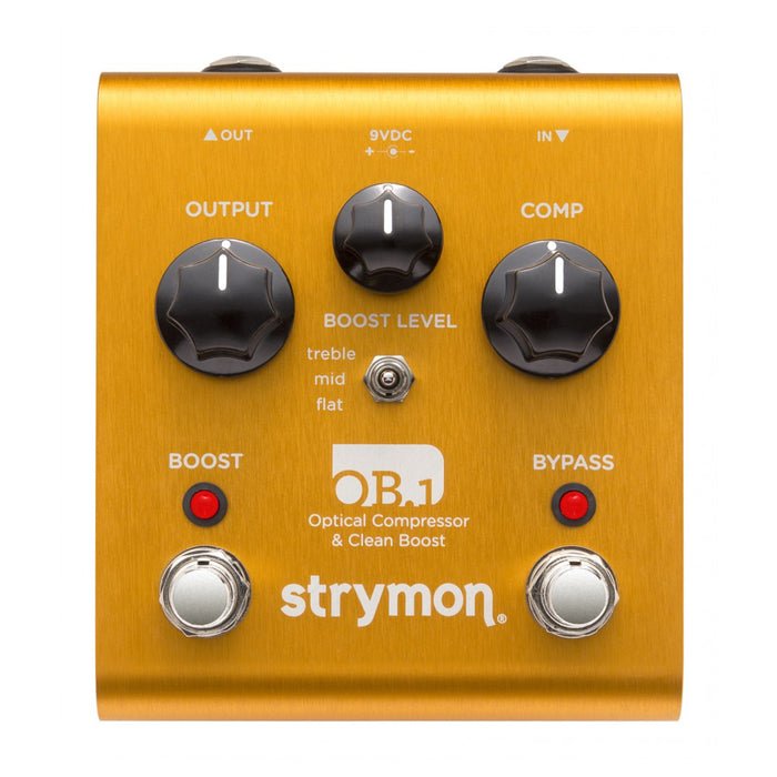 Strymon OB1 - 光學壓縮器和清潔助推踏板