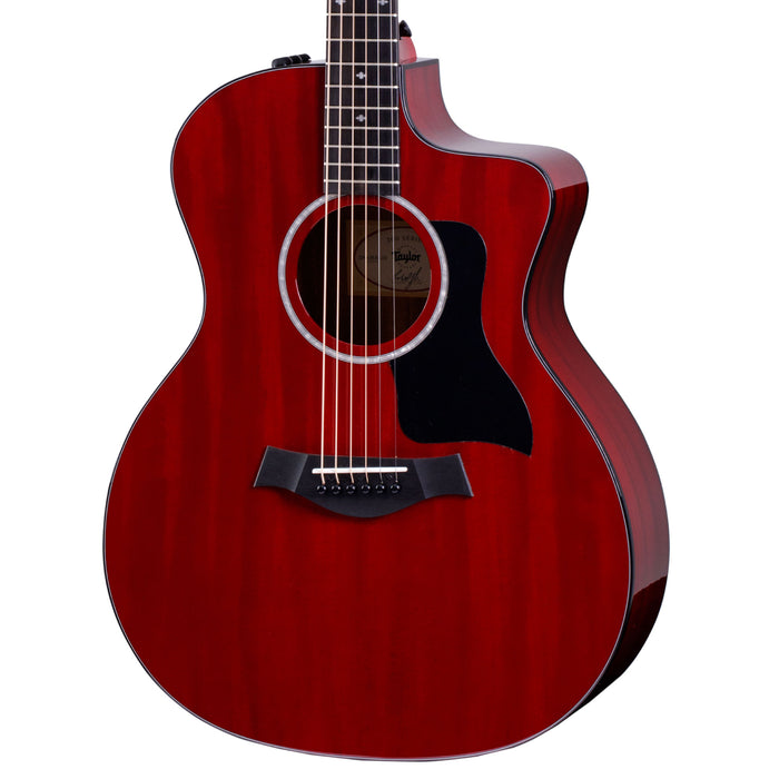 Taylor 224ce Deluxe Limited (Trans Red) Acoustic-Electric Guitar