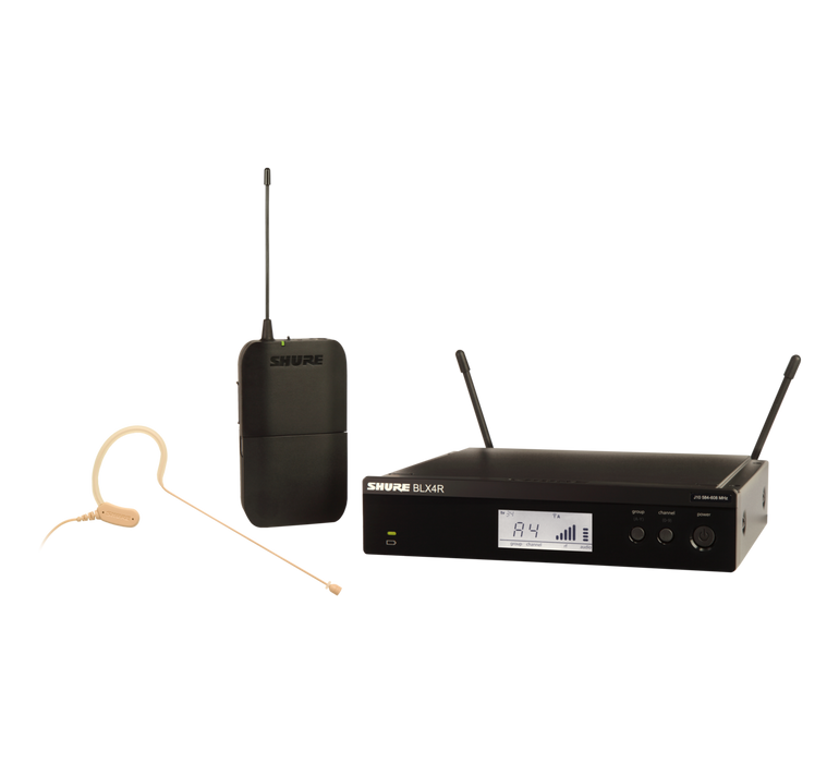 BLX14R UHF w/MX153 1/2 Rack - Earset