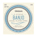 D'Addario EJ60 5-String Banjo, Nickel, Light, 9-20 - Tarpley Music Company, Inc.