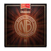 D'Addario NB1356 Nickel Bronze Acoustic Guitar Strings, Medium, 13-56 - Tarpley Music Company, Inc.