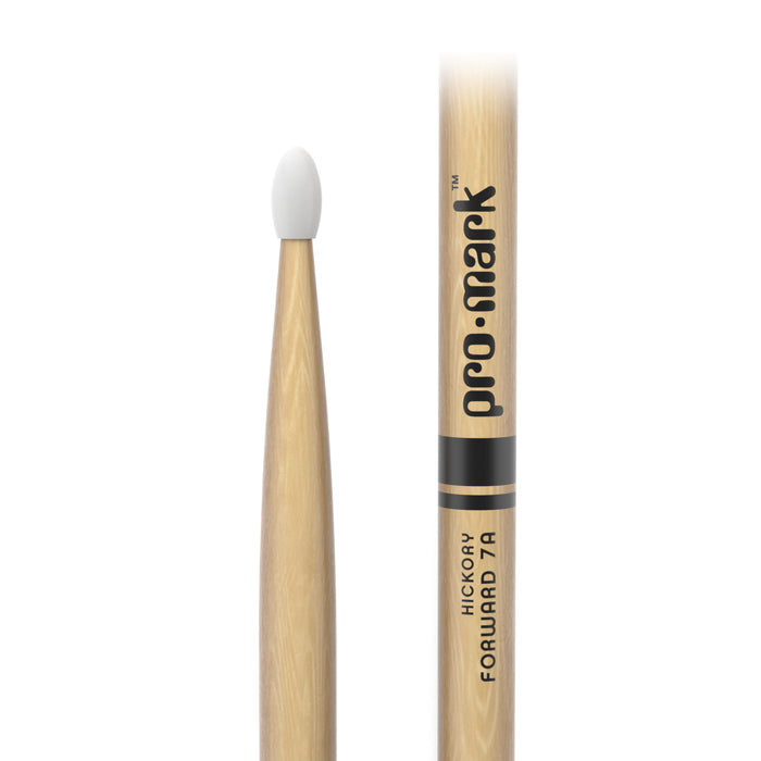 ProMark TX7AN Classic Forward 7A Hickory Drumstick - Oval Nylon Tip