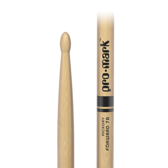 ProMark TX7AW Classic Forward 7A Hickory Drumstick - Oval Wood Tip